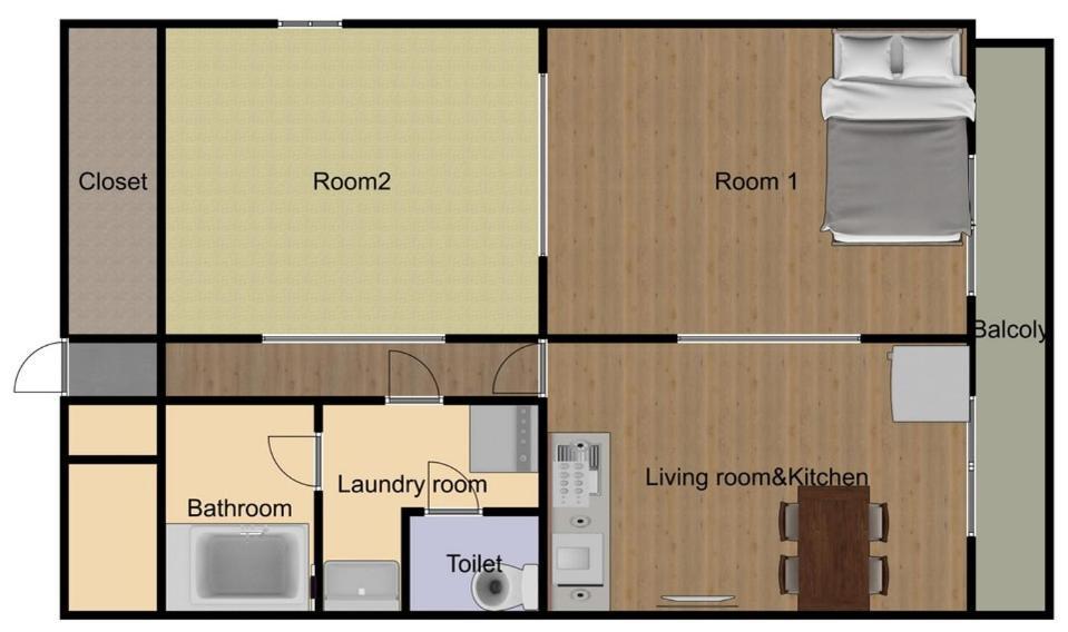 אוסקה Mori Apartment Dotonbori 2Dk מראה חיצוני תמונה